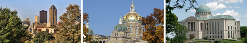 City of Des Moines - Iowa Capital Building - Iowa Supreme Court by Patrick L. Wilson